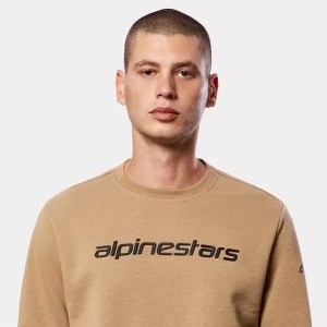 Bluza ALPINESTARS LINEAR CREW Fleece Negru/Alb XXL, 3