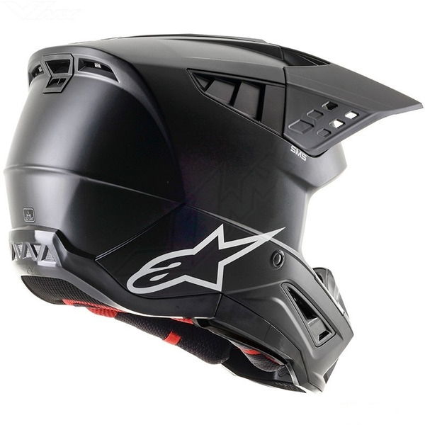 Casca cross-enduro Alpinestars Supertech S-M5 SOLID ECE 22.06 M Negru mat, 3