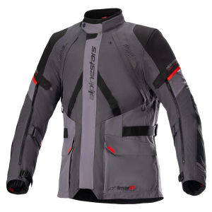Geaca textil impermeabila Alpinestars MONTEIRA DRYSTAR XF S Gri inchis/Negru/Albastru