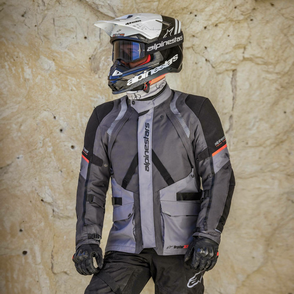 Geaca textil impermeabila Alpinestars MONTEIRA DRYSTAR XF M Gri inchis/Negru/Albastru, 3