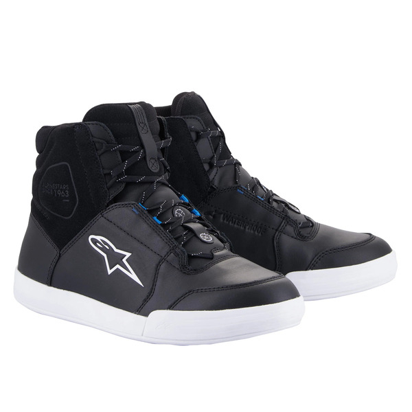 Ghete moto impermeabile ALPINESTARS CHROME DRYSTAR 45.5 Negru/Gri/Galben fluo, 4