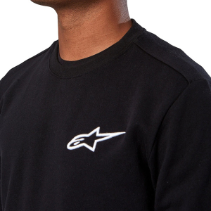 Bluza ALPINESTARS AGELESS CHEST CREW Fleece Negru S, 5