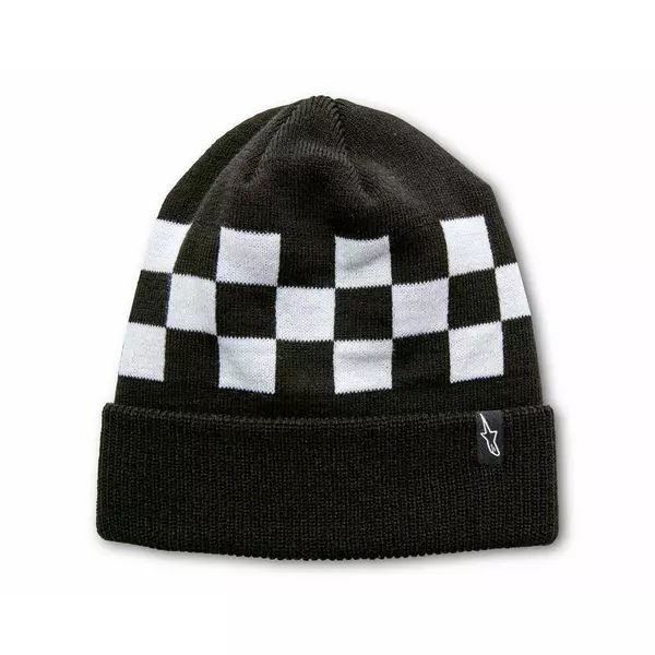 Caciula ALPINESTARS CHECKED Beanie Negru/Alb, 3