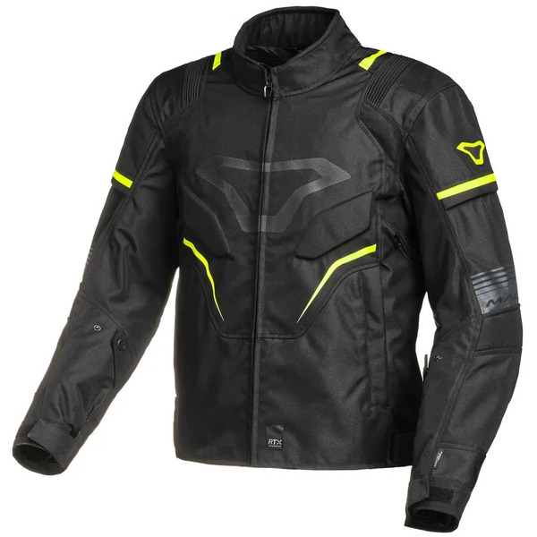 Geaca textil impermeabila MACNA ADEPT 3XL Negru/Galben fluo, 2