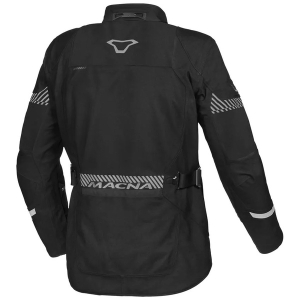 Geaca textil impermeabila touring/adventure MACNA ASPIRE L Negru/Gri deschis/Albastru, 4
