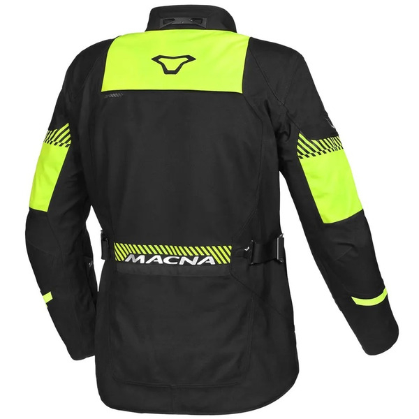 Geaca textil impermeabila touring/adventure MACNA ASPIRE XXL Negru/Galben fluo, 7