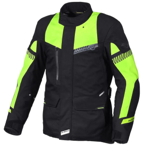 Geaca textil impermeabila touring/adventure MACNA ASPIRE XXL Negru/Gri deschis/Albastru, 2