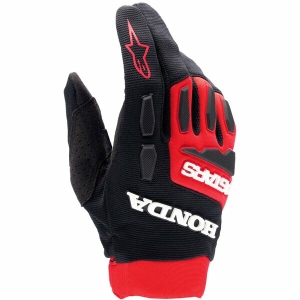 Manusi cross-enduro ALPINESTARS HONDA FULL BORE S Negru/Rosu aprins/Alb