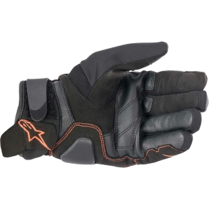 Manusi de piele sport impermeabile ALPINESTARS SMX-1 Drystar S Negru/Alb, 7