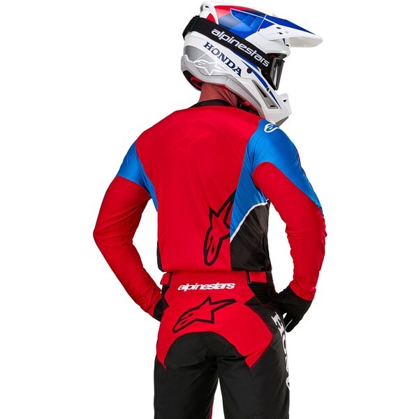 Tricou cross-enduro ALPINESTARS HONDA RACER ICONIC L Negru/Rosu, 8