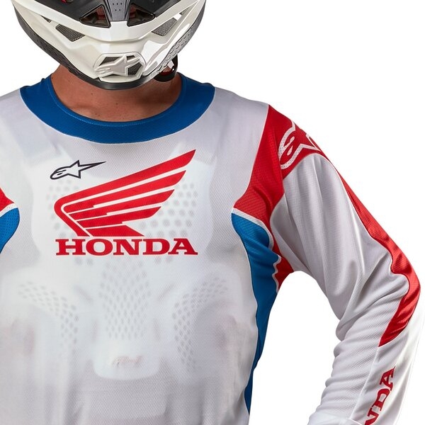 Tricou cross-enduro ALPINESTARS HONDA RACER ICONIC XL Negru/Rosu, 7