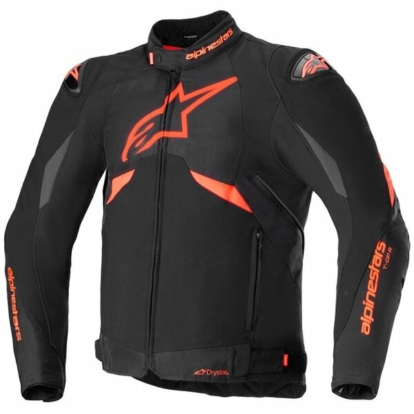 Geaca textil impermeabila sport/touring ALPINESTARS T-GP R V3 Drystar S Negru/Rosu fluo, 2