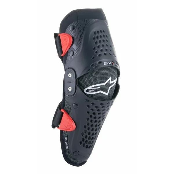 Protectii genunchi copii ALPINESTARS SX-1 V2 YOUTH L/XL Negru/Rosu, 3