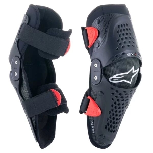 Protectii genunchi copii ALPINESTARS SX-1 V2 YOUTH L/XL Negru/Rosu, 4