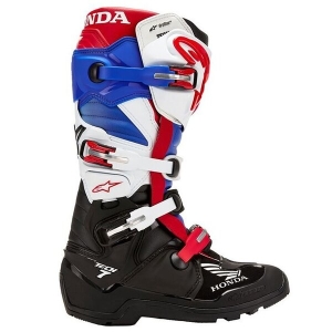 Cizme cross-enduro Alpinestars HONDA TECH 7 ENDURO DRYSTAR Negru/Rosu 44.5, 6