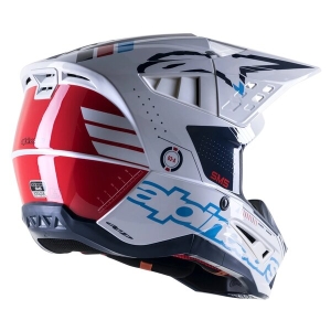 Casca cross-enduro Alpinestars Supertech S-M5 ACTION XL Alb/Albastru, 6