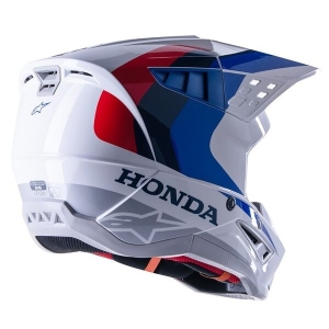 Casca cross-enduro Alpinestars Supertech S-M5 HONDA ECE 22.06 M Negru/Rosu, 6