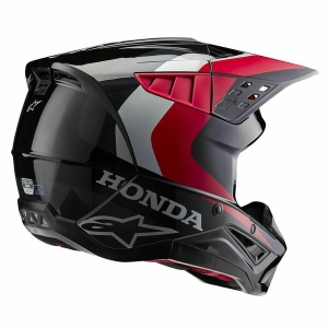 Casca cross-enduro Alpinestars Supertech S-M5 HONDA ECE 22.06 XL Negru/Rosu, 3