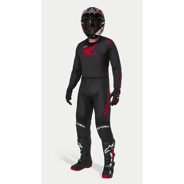 Pantaloni cross-enduro ALPINESTARS HONDA RACER ICONIC Rosu 34, 5