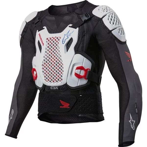 Armura de protectie ALPINESTARS HONDA BIONIC PLUS V2 S Negru/Alb/Rosu, 6