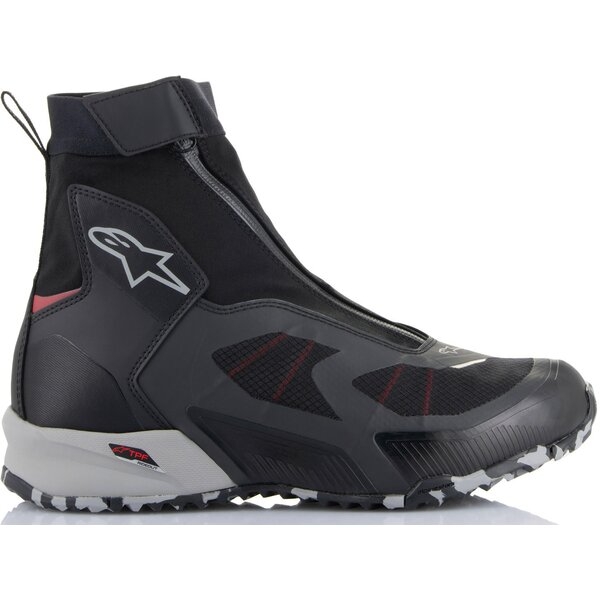 Ghete moto impermeabile ALPINESTARS CR-8 GORE-TEX® Negru/Gri/Rosu 40.5, 8