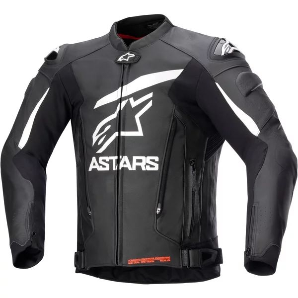 Geaca de piele ALPINESTARS GP PLUS V4 48 Negru/Rosu fluo/Alb, 7