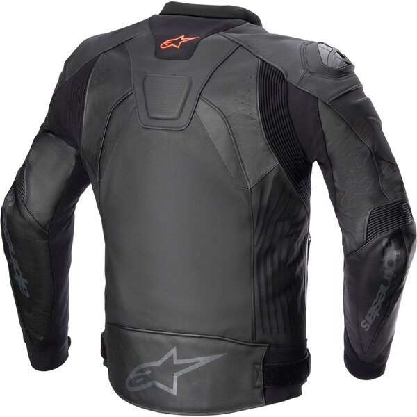 Geaca de piele ALPINESTARS GP PLUS V4 Negru/Alb 50, 5