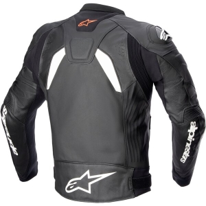 Geaca de piele ALPINESTARS GP PLUS V4 52 Negru/Rosu fluo/Alb, 4