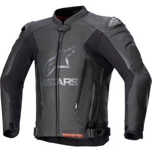 Geaca de piele ALPINESTARS GP PLUS V4 Negru/Alb 56, 8