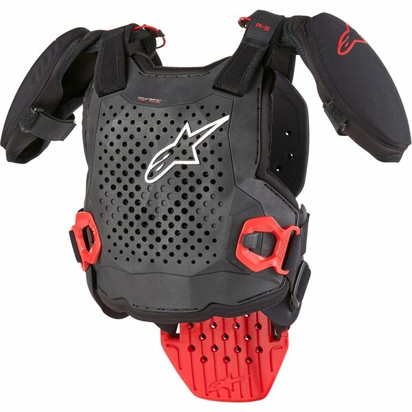 Armura de protectie copii ALPINESTARS A-5 S V2 S/M Negru/Alb/Rosu, 2
