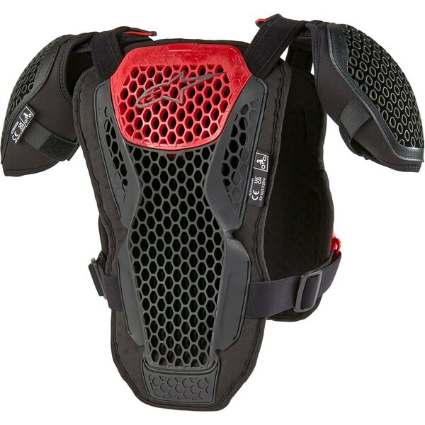 Armura de protectie copii ALPINESTARS BIONIC ACTION YOUTH L/XL Negru/Rosu, 3