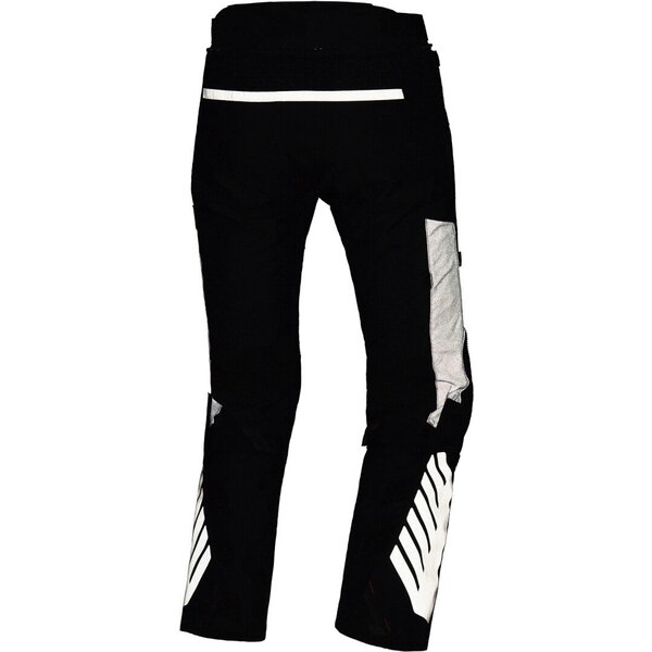 Pantaloni textil impermeabili MACNA NOVAC Alb/Negru L, 4