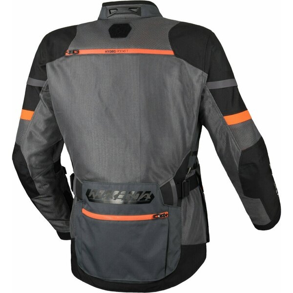 Geaca de vara impermeabila touring MACNA CAPTANE XXL Negru/Gri/Portocaliu, 8