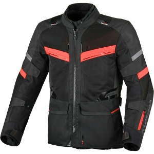 Geaca de vara impermeabila touring MACNA CAPTANE XXL Negru/Rosu, 8
