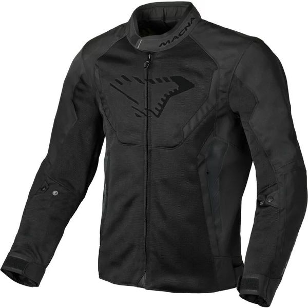 Geaca de vara textil MACNA GRISCO XS Negru/Alb/Albastru, 15