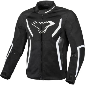 Geaca de vara textil MACNA GRISCO Negru/Alb XXL, 4