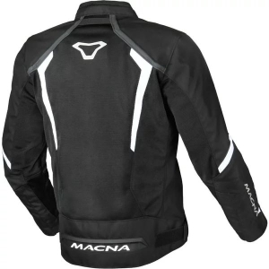 Geaca de vara textil MACNA GRISCO Negru/Alb 3XL, 4