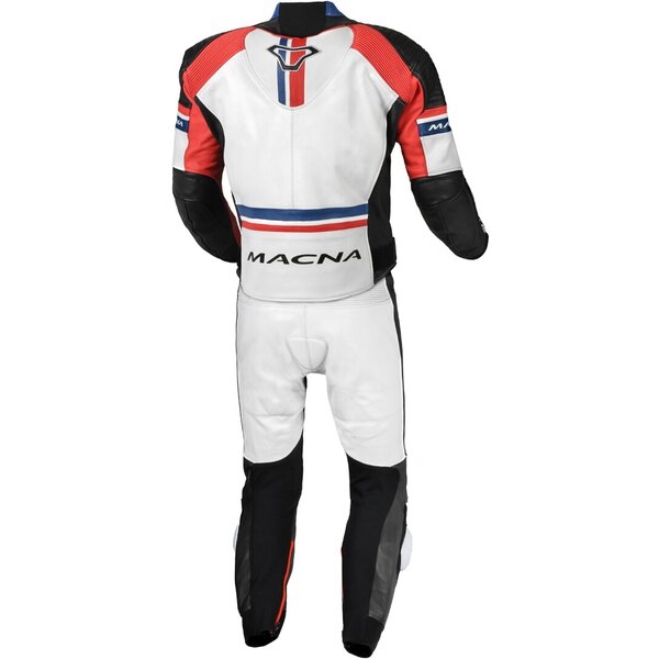 Combinezon de piele 2 piese MACNA DIABRO 56 Negru/Galben fluo, 5