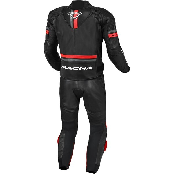 Combinezon de piele 2 piese MACNA DIABRO 58 Negru/Gri, 7