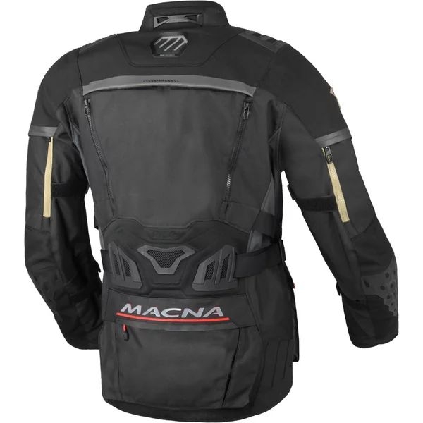 Geaca textil impermeabila touring/adventure MACNA CHIEFTANE S Bej/Negru, 3