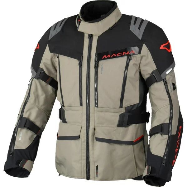 Geaca textil impermeabila touring/adventure MACNA CHIEFTANE Negru S, 16