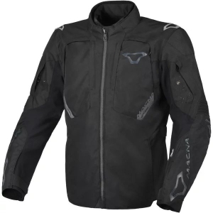 Geaca textil impemeabila touring/adventure MACNA NOTCH M Gri deschis/Albastru/Rosu, 3