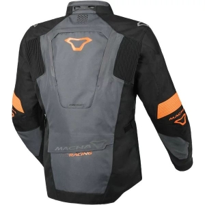 Geaca textil impemeabila touring/adventure MACNA NOTCH M Gri deschis/Albastru/Rosu, 13