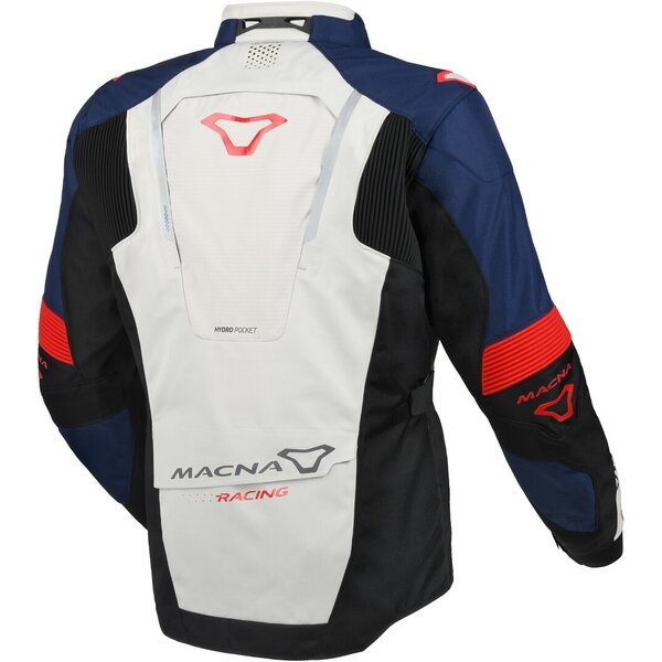 Geaca textil impemeabila touring/adventure MACNA NOTCH M Gri/Galben fluo, 8