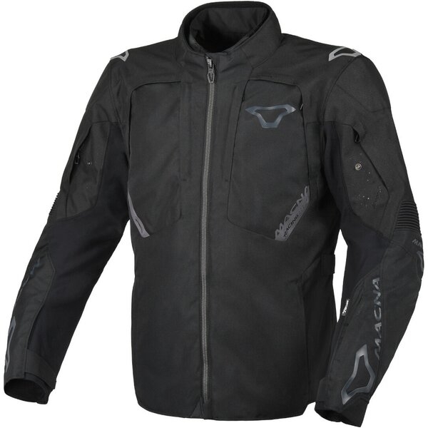 Geaca textil impemeabila touring/adventure MACNA NOTCH L Gri/Galben fluo, 11