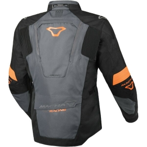 Geaca textil impemeabila touring/adventure MACNA NOTCH XL Gri deschis/Albastru/Rosu, 3