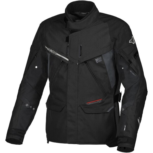 Geaca textil impermeabila touring/adventure MACNA MUNDIAL Negru L, 10