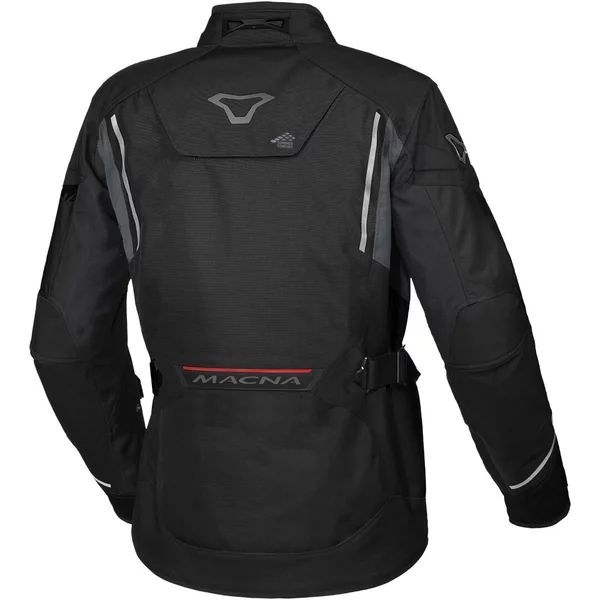 Geaca textil impermeabila touring/adventure MACNA MUNDIAL XXL Negru/Gri/Galben fluo, 8