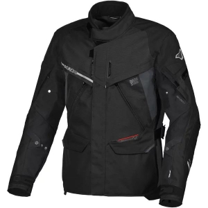Geaca textil impermeabila touring/adventure MACNA MUNDIAL XXL Negru/Gri/Galben fluo, 7