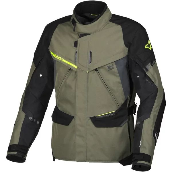 Geaca textil impermeabila touring/adventure MACNA MUNDIAL XXL Gri/Negru/Rosu, 7